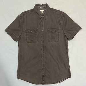 Calvin Klein Short Sleeve Button Down Shirt